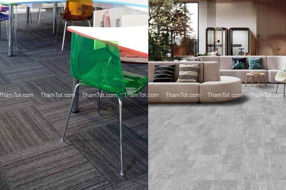 Thảm cuộn và thảm tấm: Nên chọn loại nào?