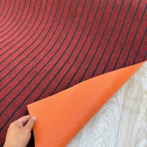 Đế thảm cuộn nỉ sọc đế cao su chống trượt