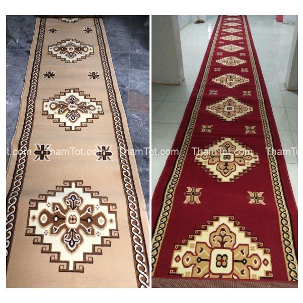 tham-dan-loi-tdl2203-3 Thảm dẫn lối TD22303 với 2 gam màu be, đỏ được ưa chuộng nhiều