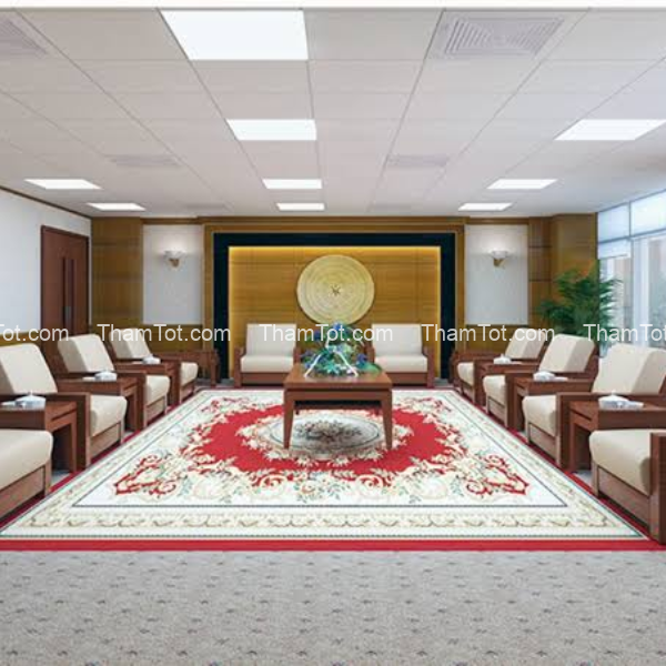 Thảm khánh tiết trong không gian trang trọng