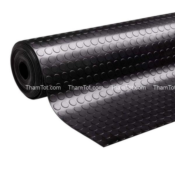 Thảm nhựa dập nổi đồng xu