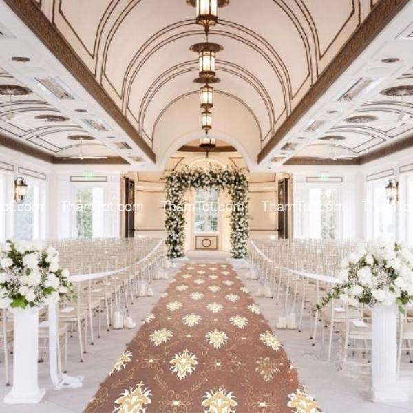 Thảm nỉ sự kiện hoa văn Carpet