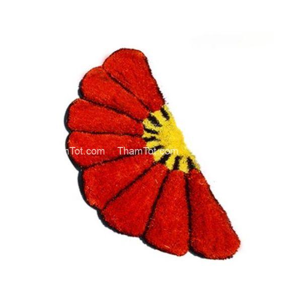 tham-chui-chan-hinh-quat-3 Thảm chùi chân hình quạt màu đỏ