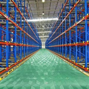 thảm nhựa họa tiết kim cương xanh