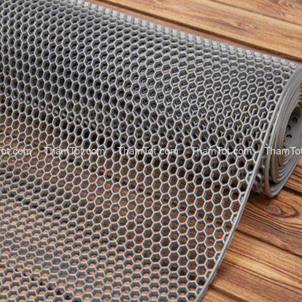 tham-nhua-luoi-to-ong-3 Thảm nhựa lưới tổ ong màu xám