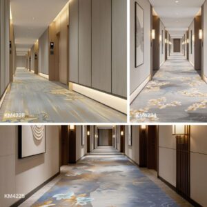 Hình ảnh thảm Nylon in phù hợp với khách sạn
