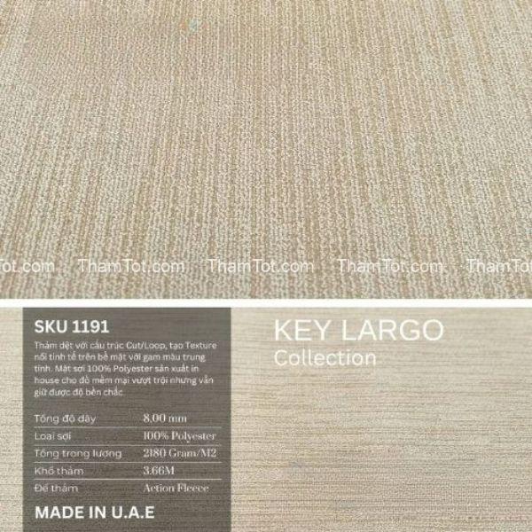Thảm trải sàn hoa văn Key Largo