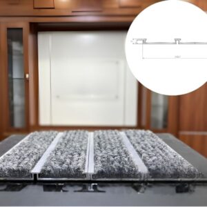 Cấu tạo thảm khung nhôm chùi chân