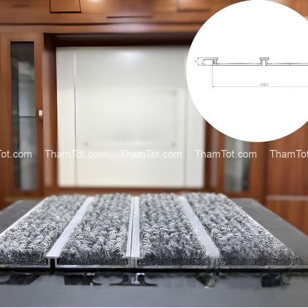 Cấu tạo thảm khung nhôm chùi chân
