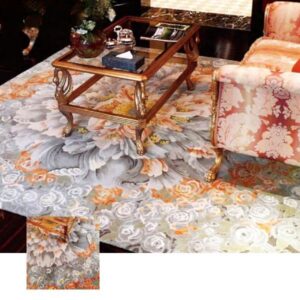 Thảm len trải sàn hoa văn cao cấp