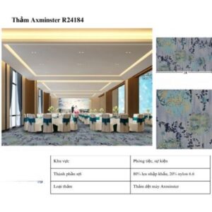 Thông số kỹ thuật thảm trải sàn Axminster R24184