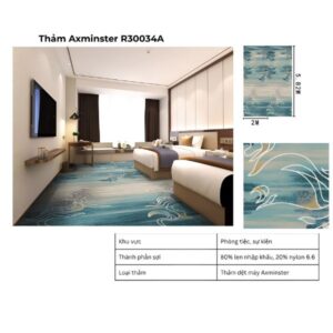 Thông số kỹ thuật thảm trải sàn Axminster R30034A