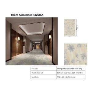 Thông số kỹ thuật thảm Axminster R32616A