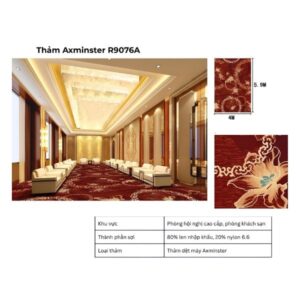 Thông số kỹ thuật thảm Axminster R9076A