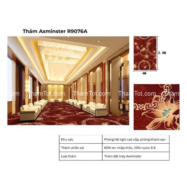 Thông số kỹ thuật thảm Axminster R9076A