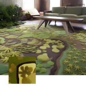 Thảm trải sàn dẹt tay 3D