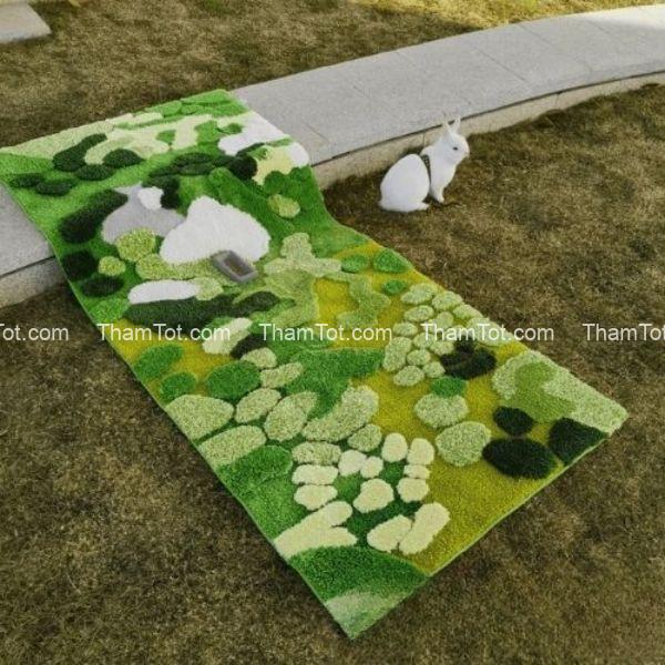 tham-trai-san-det-thu-cong-hoa-tiet-co-xanh-3