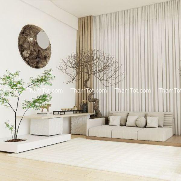 Thảm trải sàn trang trí Natural H3533BE
